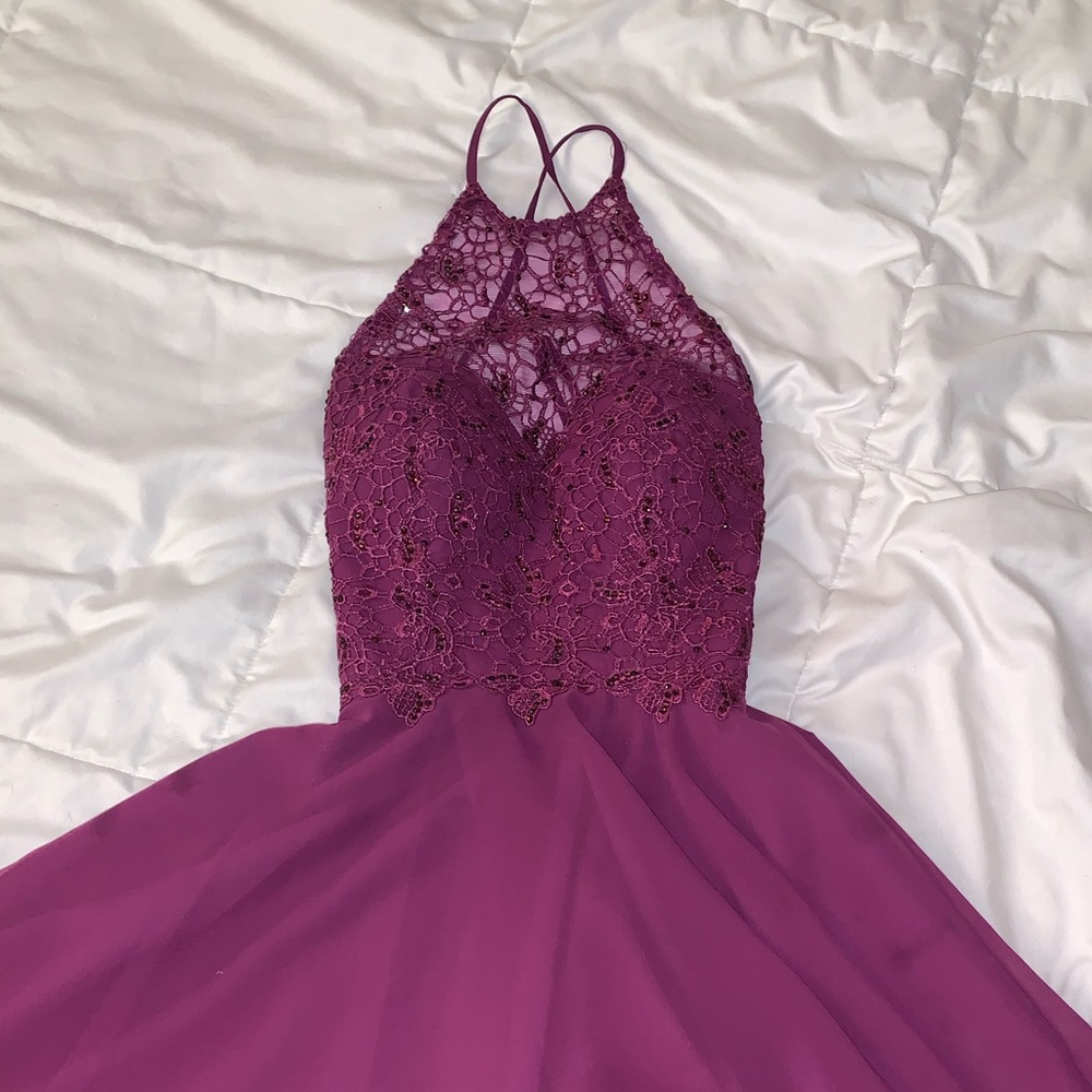Purple Homecoming Dress